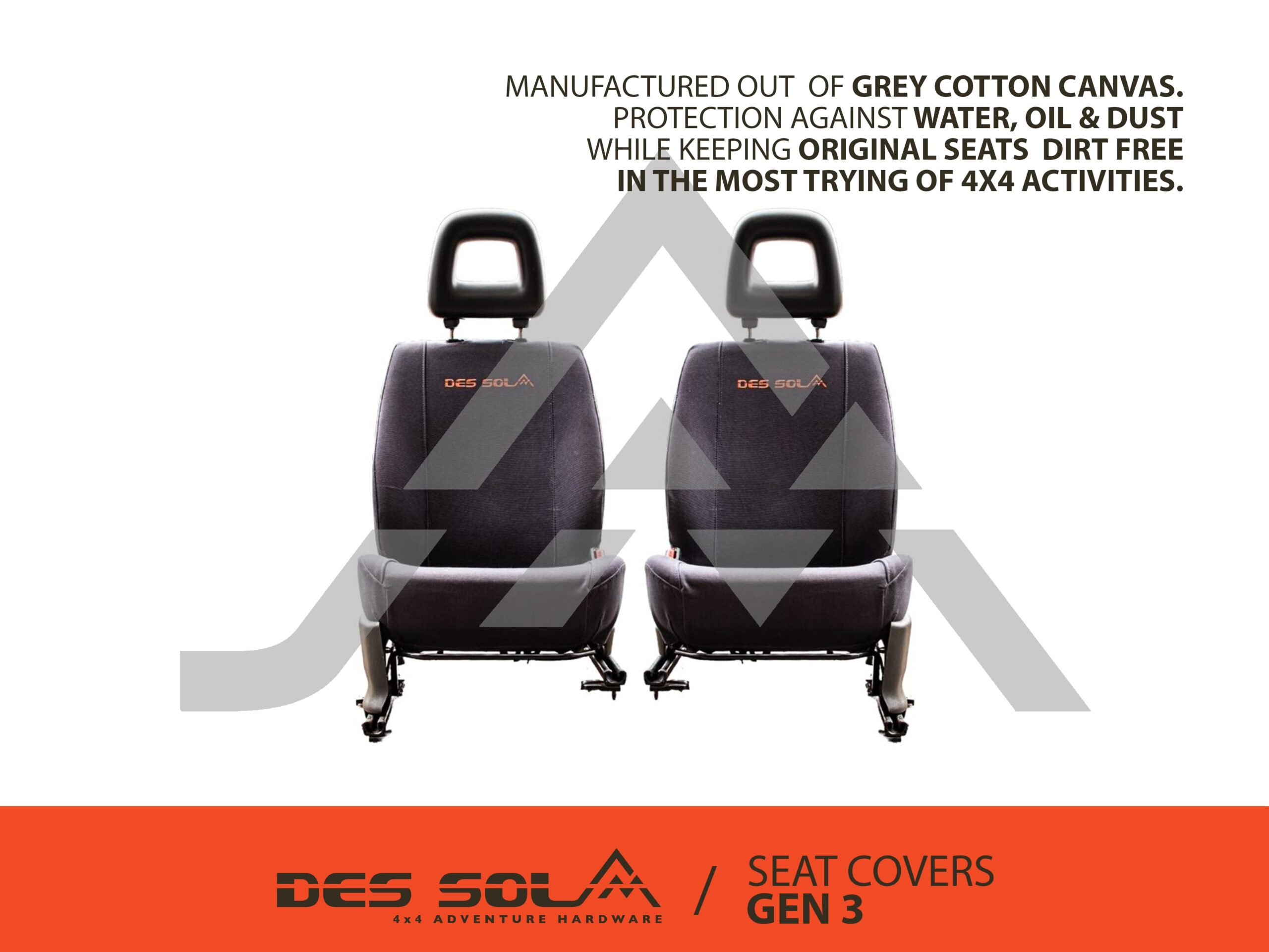 Des Sol Embossed Seat Covers Gen 3