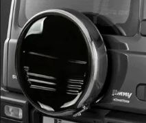 Suzuki Jimny 2018+ Spare Wheel Cover Black - Image 2