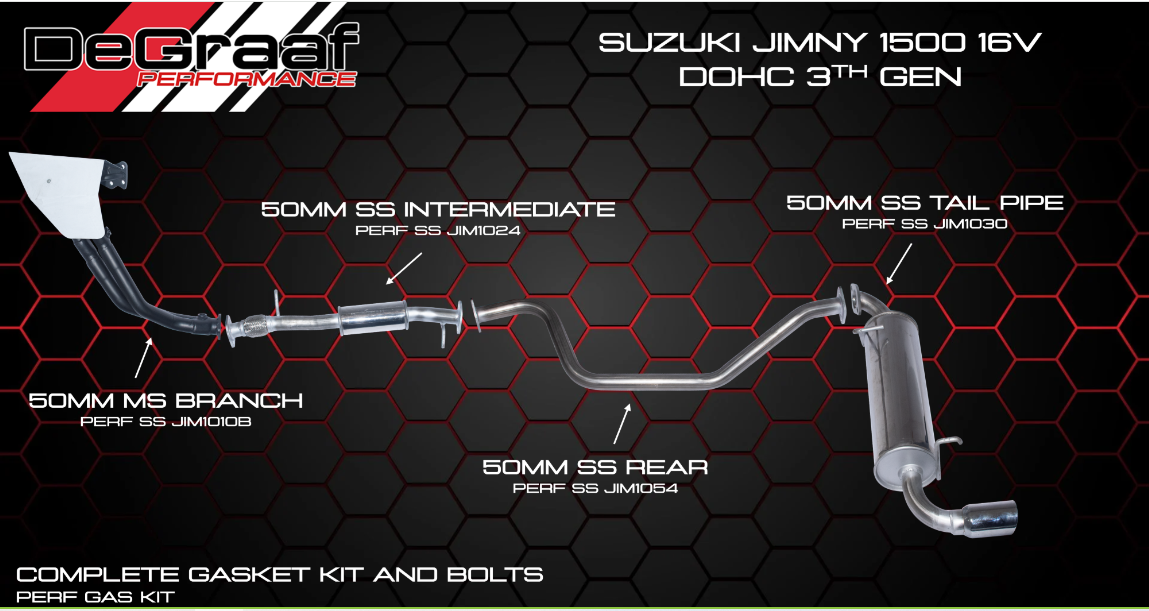 Jimny Gen 3 Exhaust