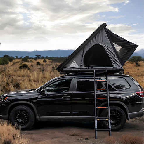 Easy Set Up Waterproof Slimline Car Hardshell Rooftop Tent - Image 4