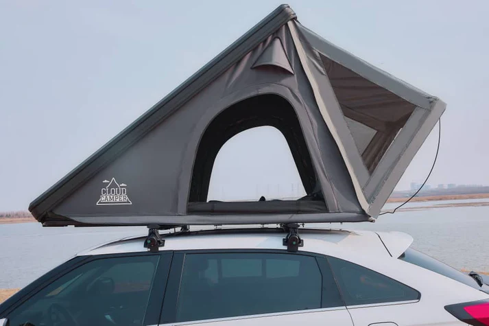 Spacious Aluminum Triangle Rooftop Tent for Two - Image 3